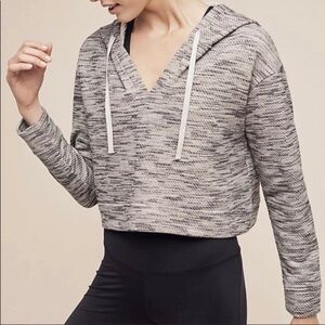 Saturday Sunday Anthropologie Cropped Hoodie.